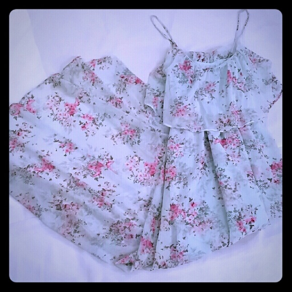 Disney Cinderella Size Small Juniors Dress Long Sheer Spaghetti Strap - Picture 2 of 8